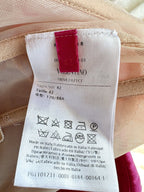 Valentino Garavani Couture Pink PP Crepe Off Shoulder Statement Jumpsuit