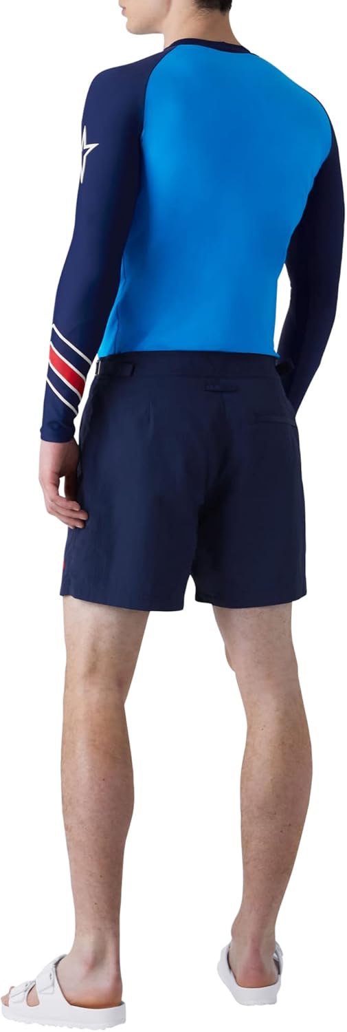 Perfect Moment Mens Blue Long Sleeve Rash Guard Ski Top