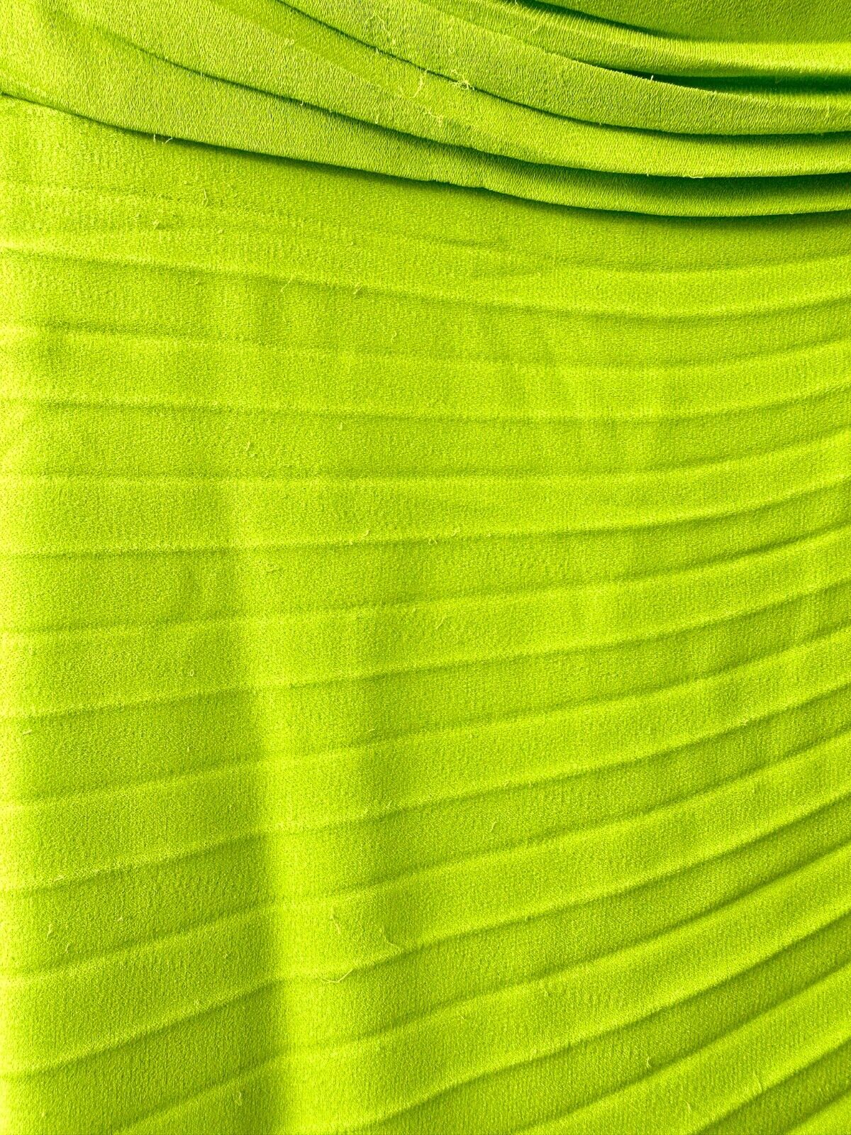 Valentino Garavani Green Pleat Detail One Shoulder Evening Occasion Gown