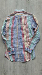 Polo Ralph Lauren Linen Multicoloured Striped Slim Fit Shirt
