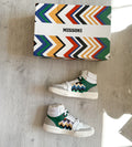 MISSONI Basket Zigzag Chevron Multicolour ACBC Trainers Sneakers + MISSONI Bag
