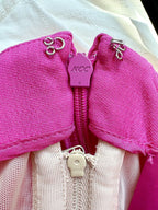 Valentino Garavani Couture Pink PP Crepe Off Shoulder Statement Jumpsuit