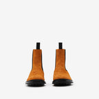 Burberry X Tricker’s Suede Dee High Chelsea Boots Brown