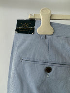 Brooks Brothers Blau Weiß Gestreifte Hose