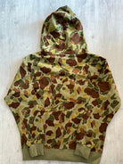 Nigel Cabourn Camo Embroidered Arrow Zip Hoodie Jacket - House Of Huntington