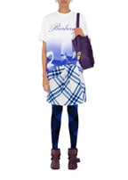 Burberry Swan Spell Out White T Shirt