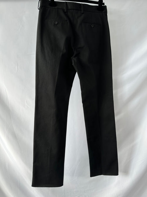 Alexander McQueen Black Structured Trousers