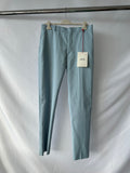 Pantalon cigarette bleu pâle Alexander McQueen