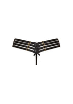 Bordelle Adjustable Webbed Black Thong - House Of Huntington