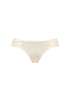 Bordelle Adjustable Webbed Cream Thong - House Of Huntington