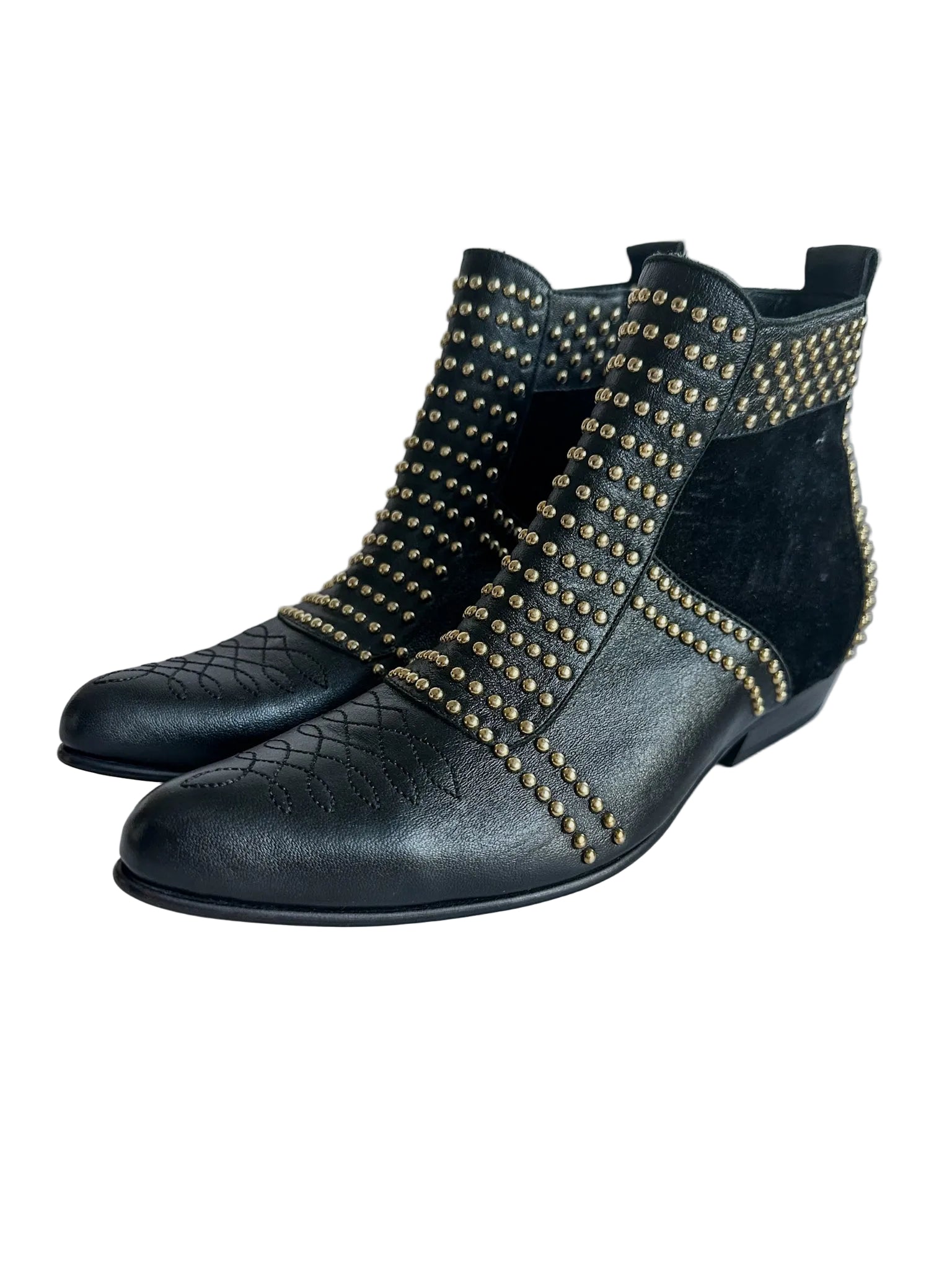 Anine Bing Charlie Studded Boots