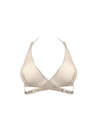 Bordelle Signature Art Deco Caramel Wireless Soft Cup Mesh Wrap Bra - House Of Huntington