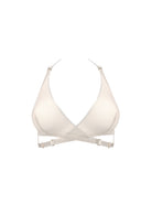Bordelle Signature Art Deco Cream Wireless Soft Cup Mesh Wrap Bra - House Of Huntington