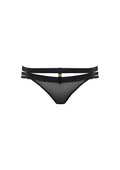 Bordelle Signature Art Deco Black Multi-Strap Thong - House Of Huntington