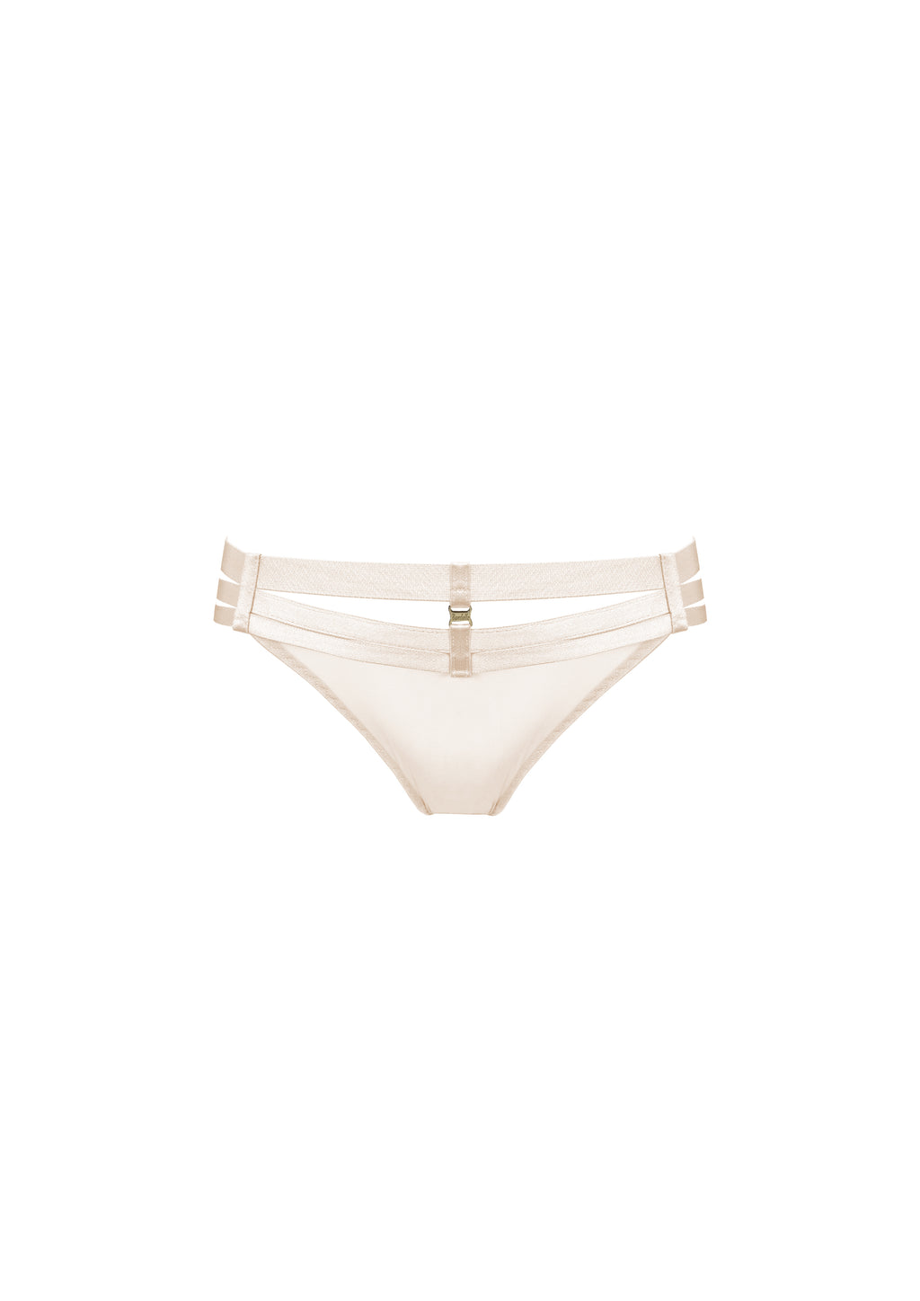 Bordelle Signature Art Deco Cream Multi-Strap Thong - House Of Huntington