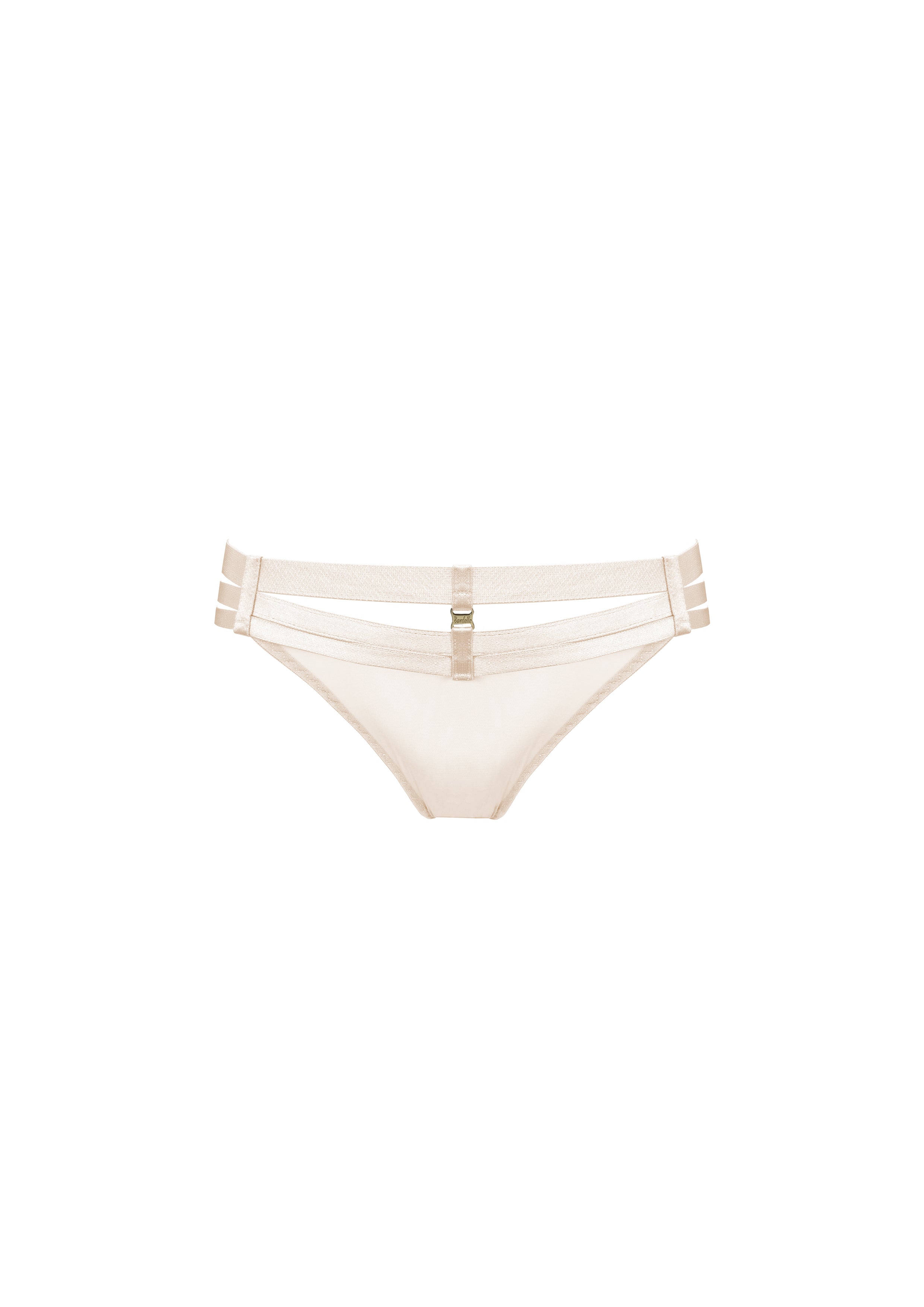 Bordelle Signature Art Deco Cream Multi-Strap Thong - House Of Huntington