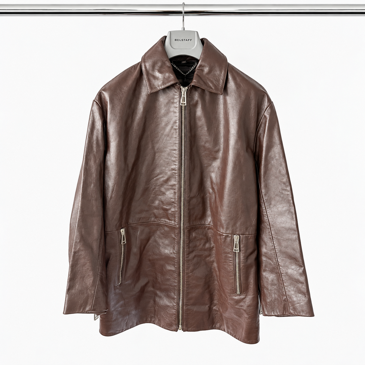 Belstaff Bronze Leather Coat