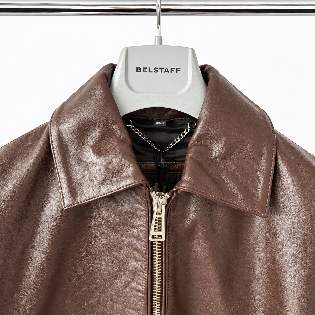 Belstaff Bronze Leather Coat