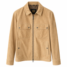 Belstaff Men's Suede Tour Overshirt Sand