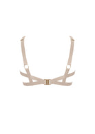 Bordelle Signature Wireless Satin Caramel Ouvert Bondage Belle Frame Bra - House Of Huntington