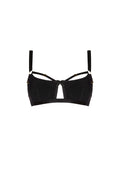 Bordelle Signature Wireless Soft Mesh Black Bondage Belle Bra - House Of Huntington