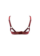 Bordelle Signature Wireless Soft Mesh Red Bondage Belle Bra - House Of Huntington