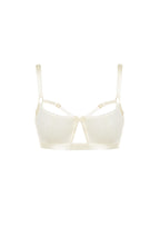 Bordelle Signature Wireless Soft Mesh Cream Bondage Belle Bra - House Of Huntington