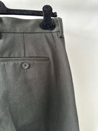 Alexander McQueen Black Structured Trousers