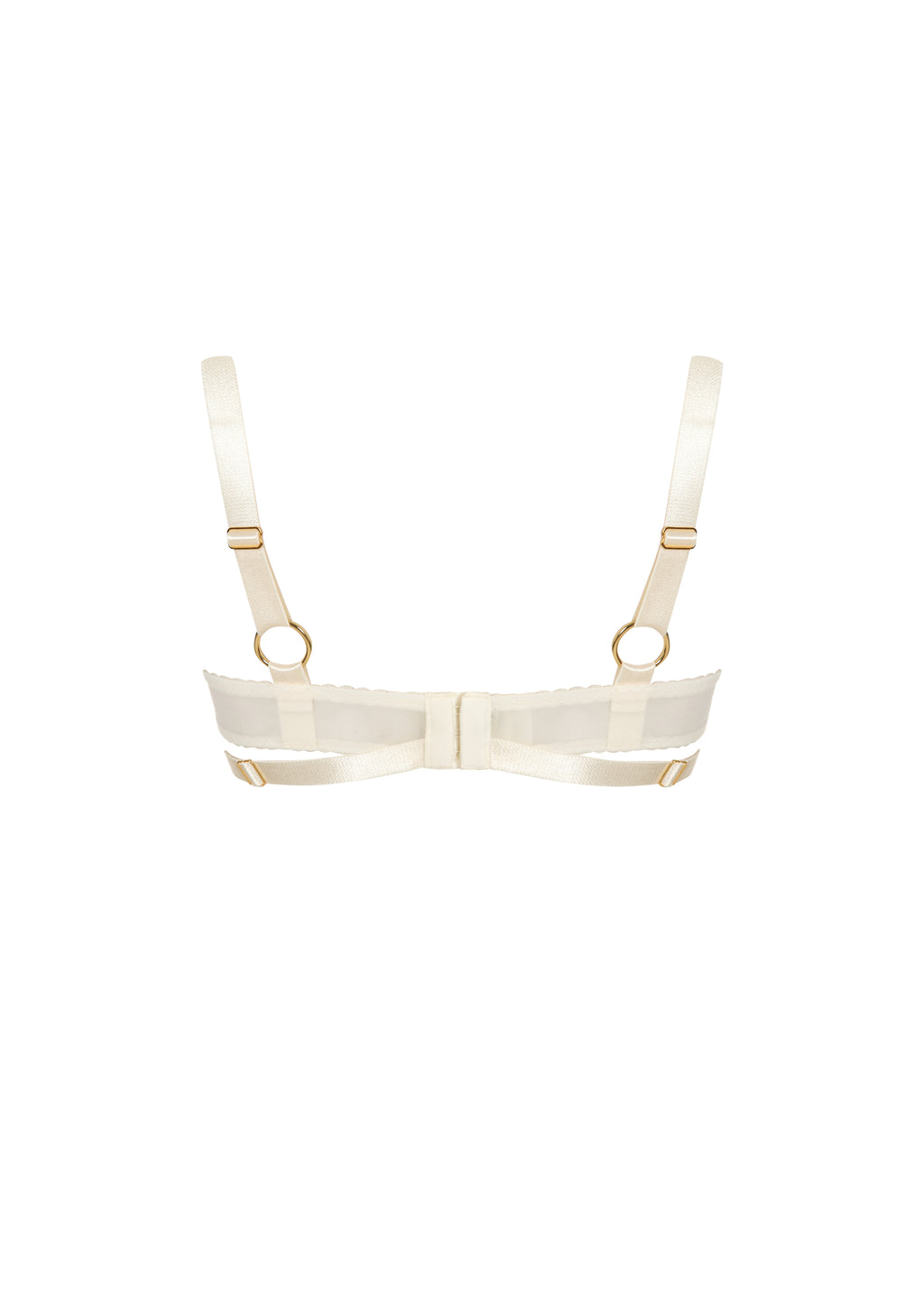 BORDELLE Signature Cream Wired Gia Shelf Bra - House Of Huntington