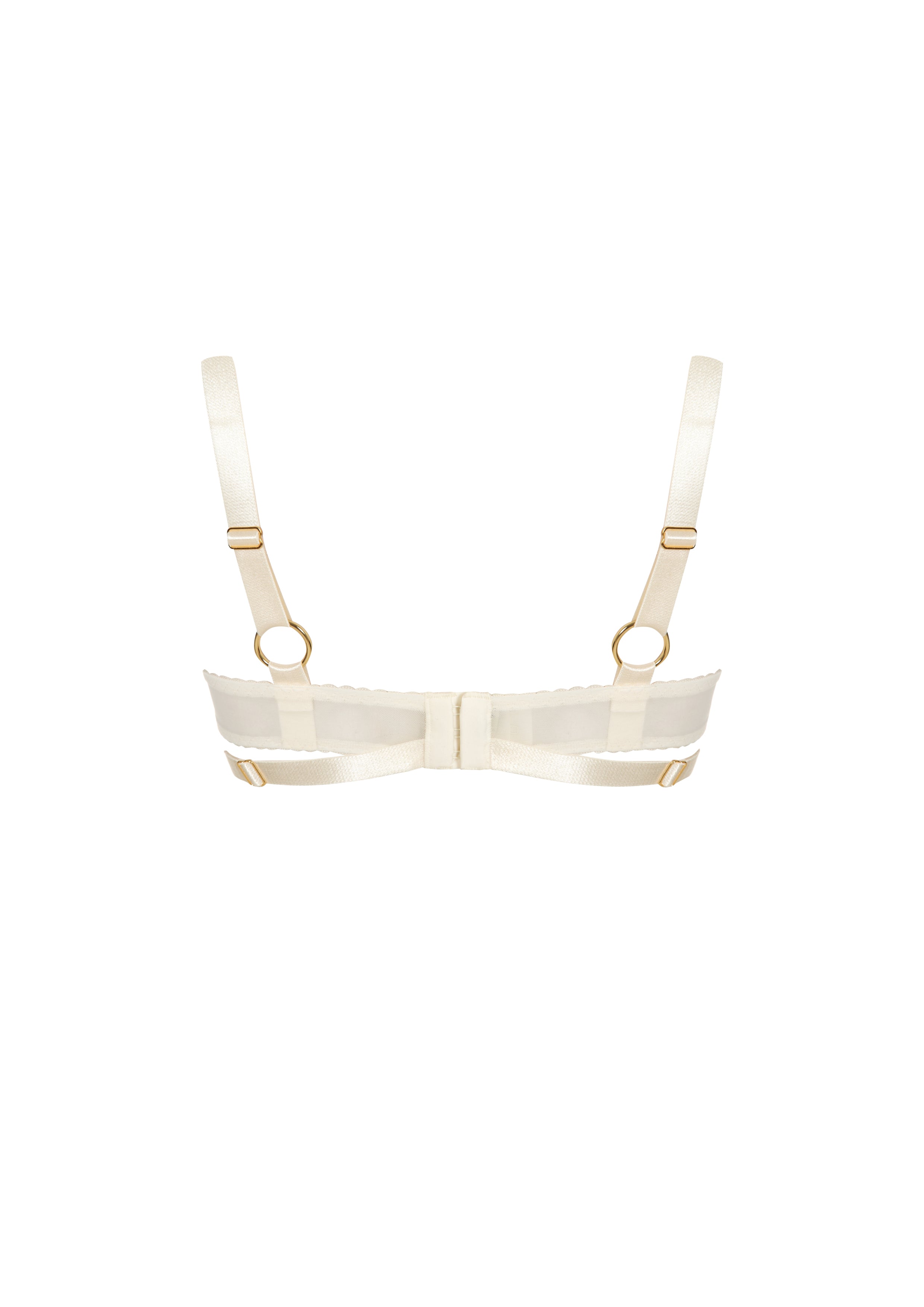 BORDELLE Signature Cream Wired Gia Shelf Bra - House Of Huntington