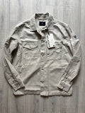 Belstaff Cotton Overshirt Jacket In Stone