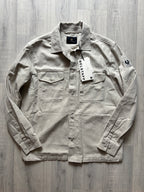 Belstaff Cotton Overshirt Jacket In Stone