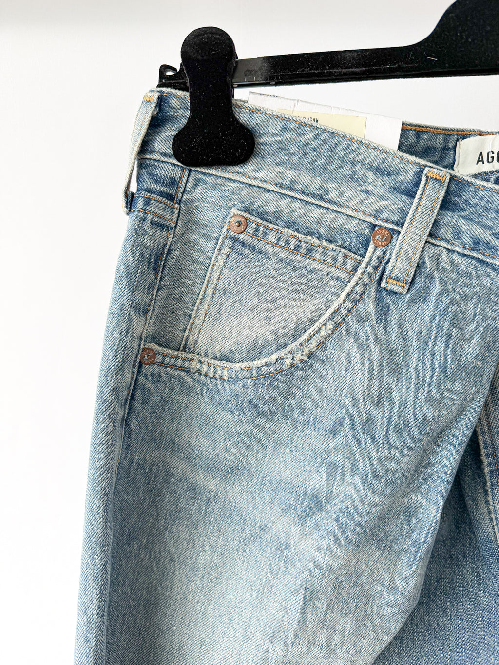 Agolde Vana Denim Foldover Jeans