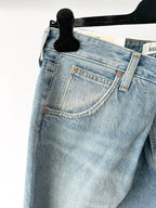 Agolde Vana Denim Foldover Jeans