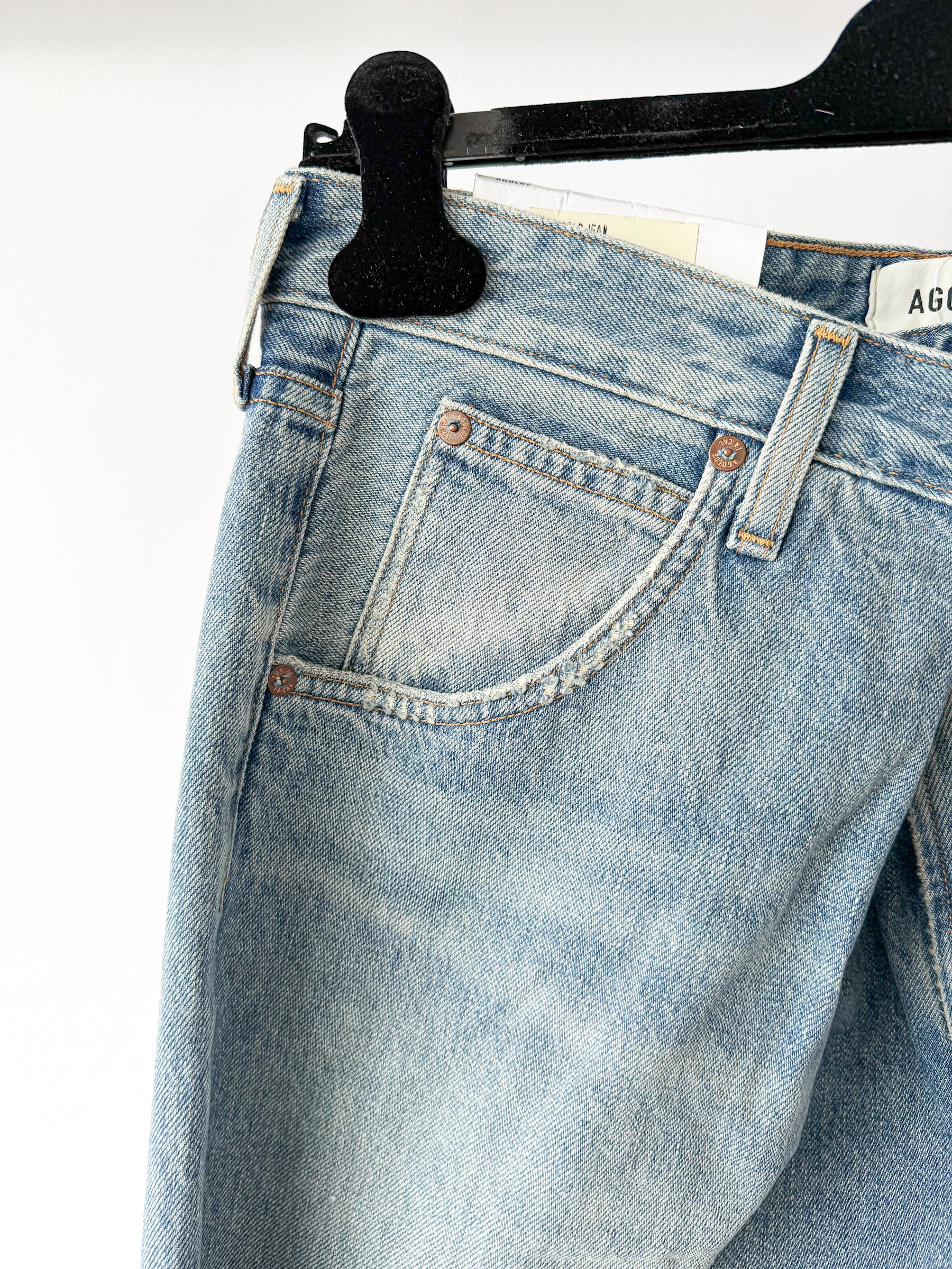 Agolde Vana Denim Foldover Jeans