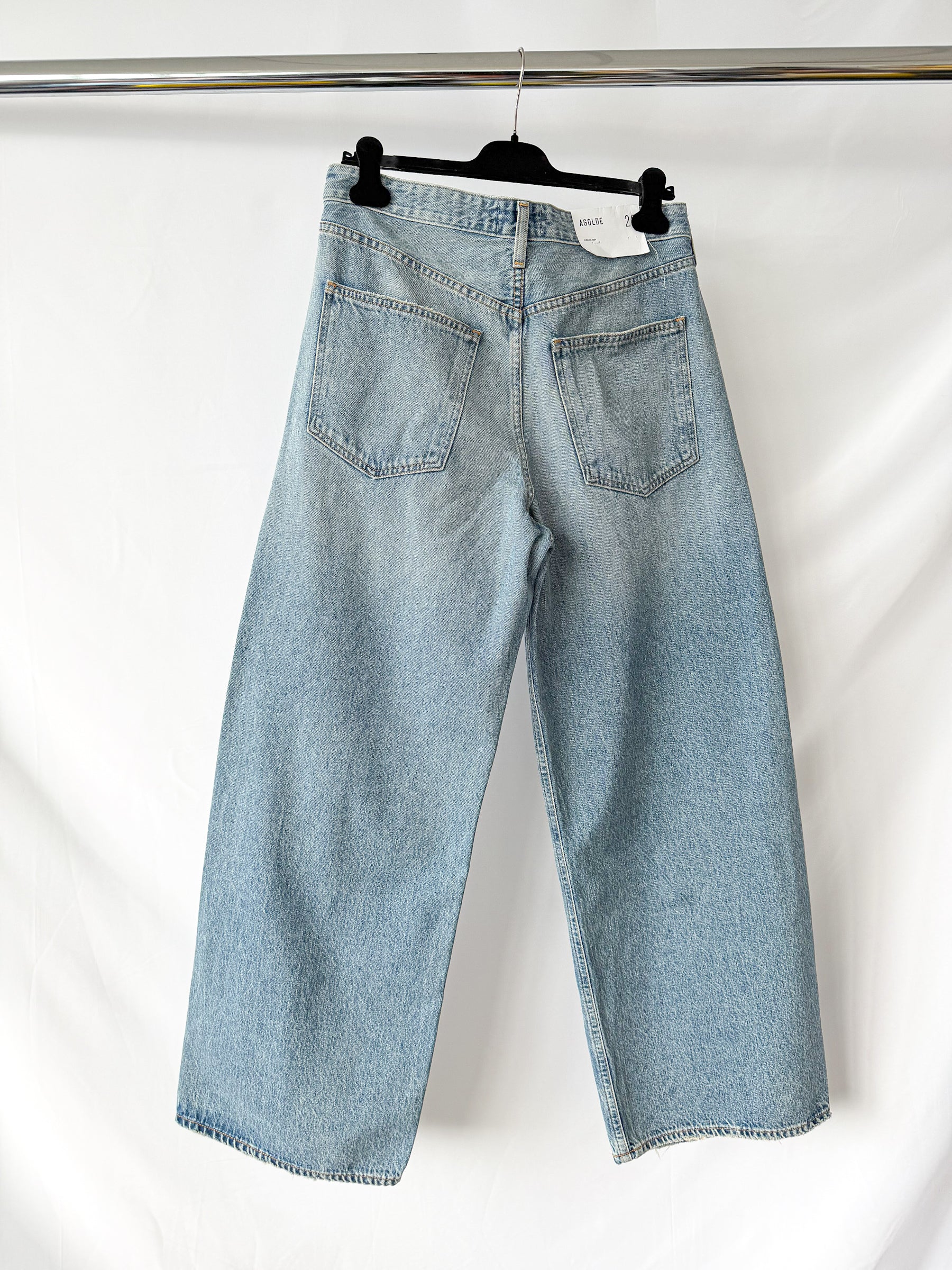 Agolde Vana Denim Foldover Jeans
