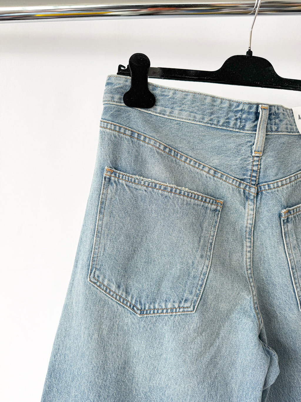 Agolde Vana Denim Foldover Jeans