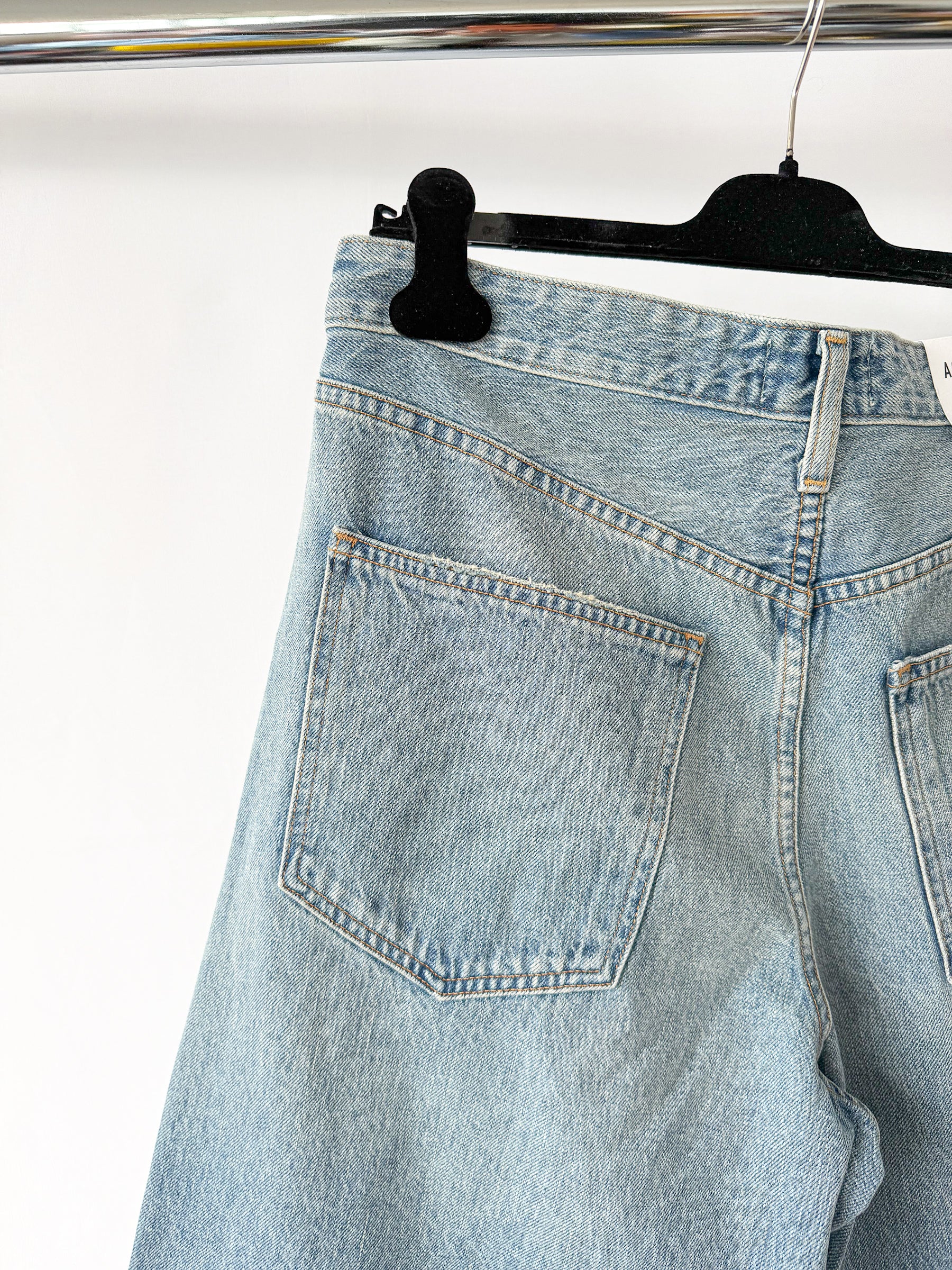 Agolde Vana Denim Foldover Jeans