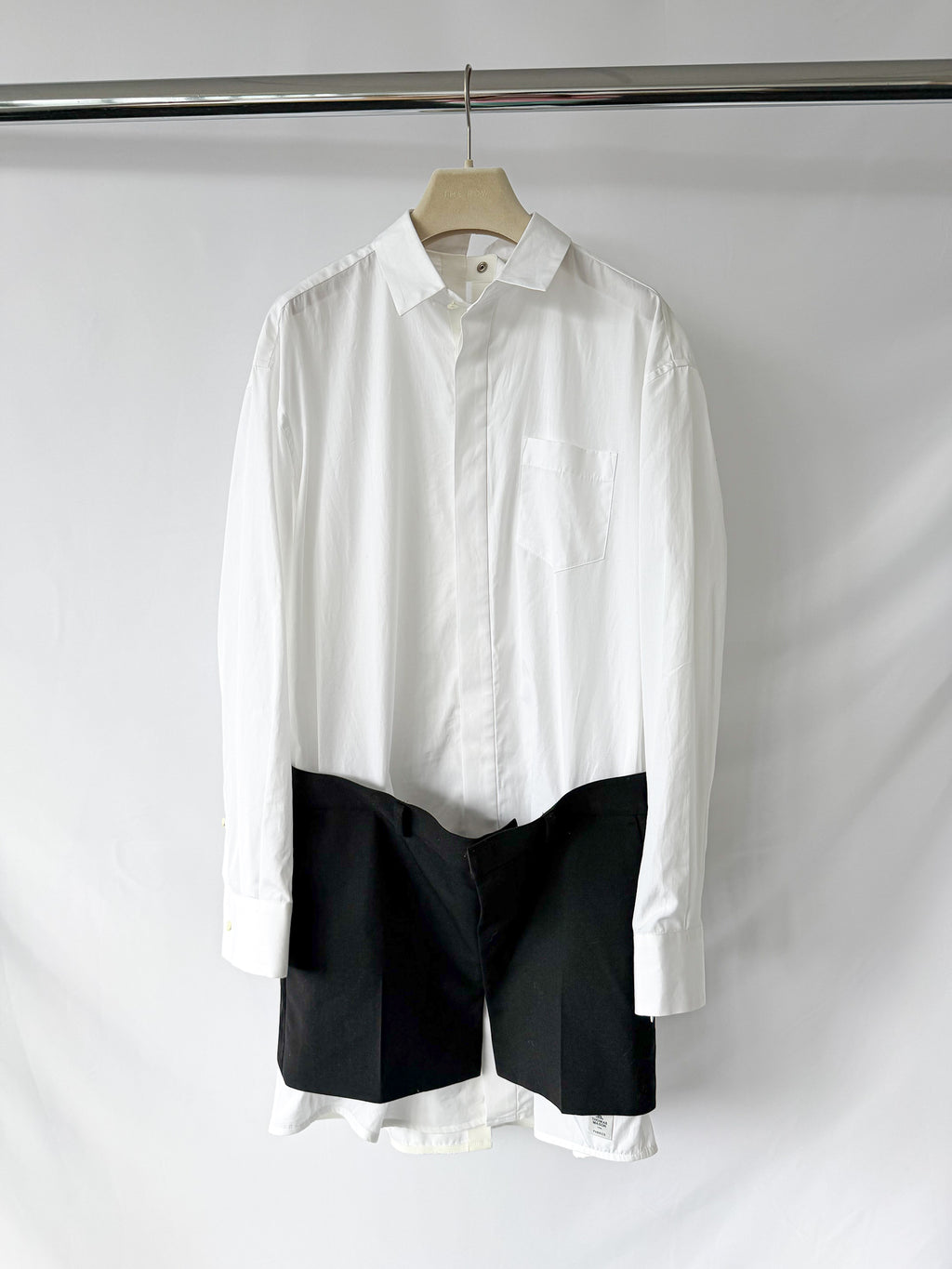 Sacai x Thomas Mason Cotton Shirt Dress