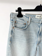 Agolde Harper Light Blue Denim Straight Leg Jeans