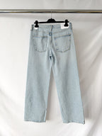 Agolde Harper Light Blue Denim Straight Leg Jeans
