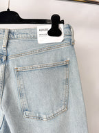 Agolde Harper Light Blue Denim Straight Leg Jeans