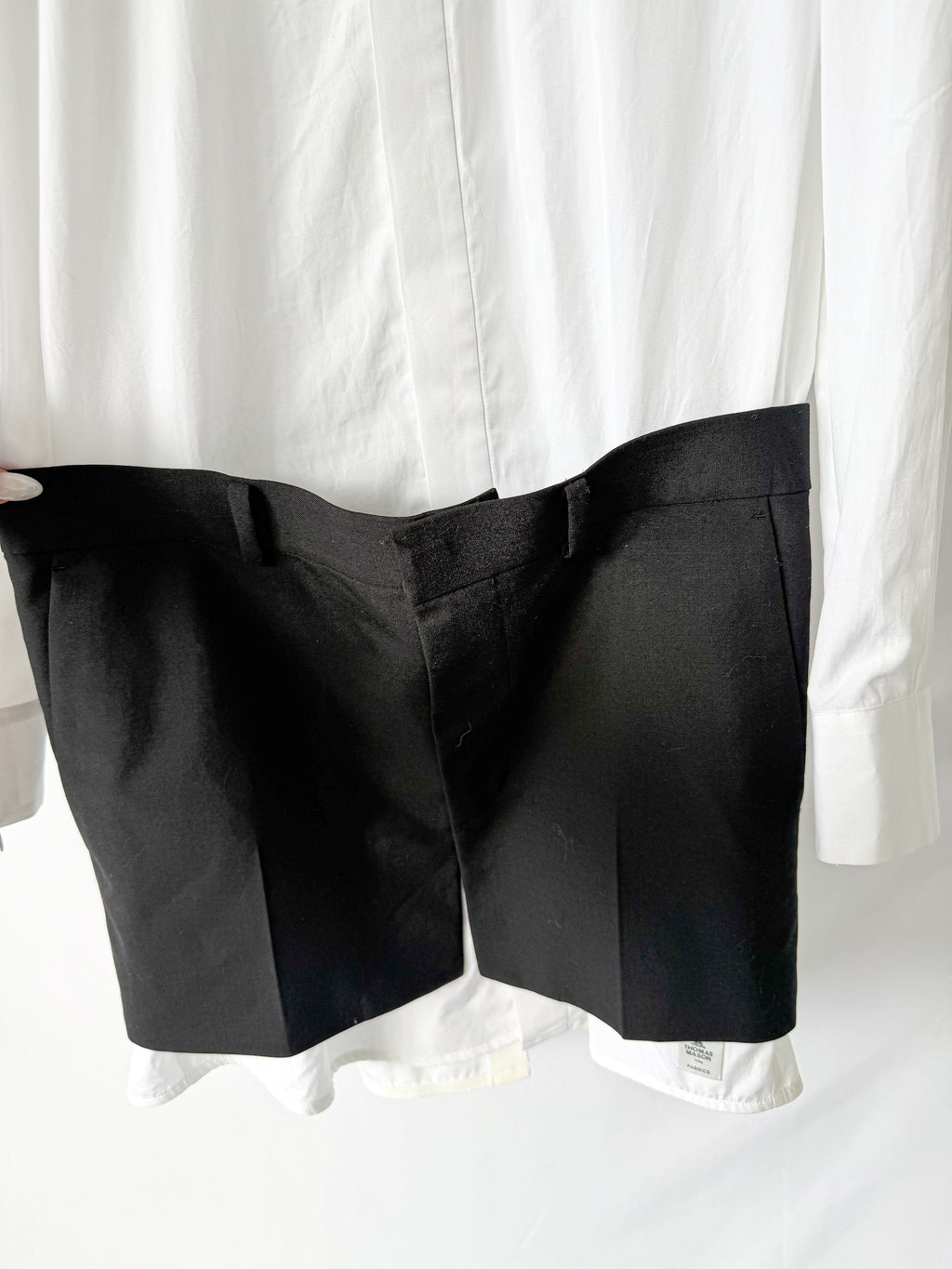 Sacai x Thomas Mason Cotton Shirt Dress