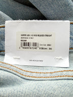 Agolde Harper Light Blue Denim Straight Leg Jeans