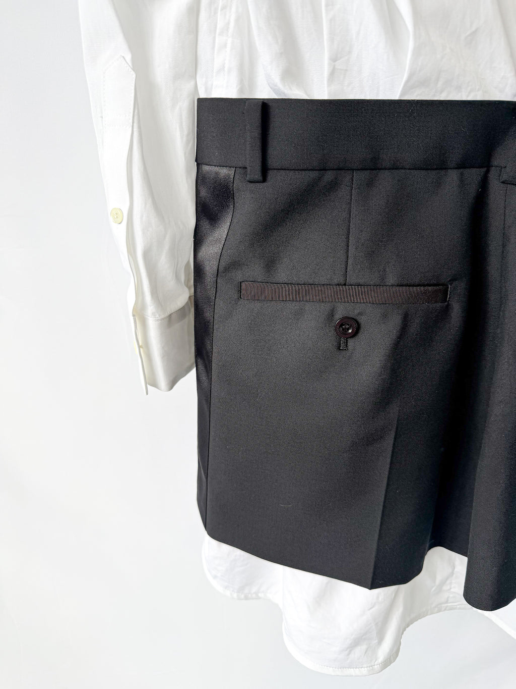 Sacai x Thomas Mason Cotton Shirt Dress