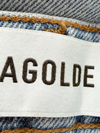 Agolde Echo Taper Leg Foldover Waist Denim Jeans
