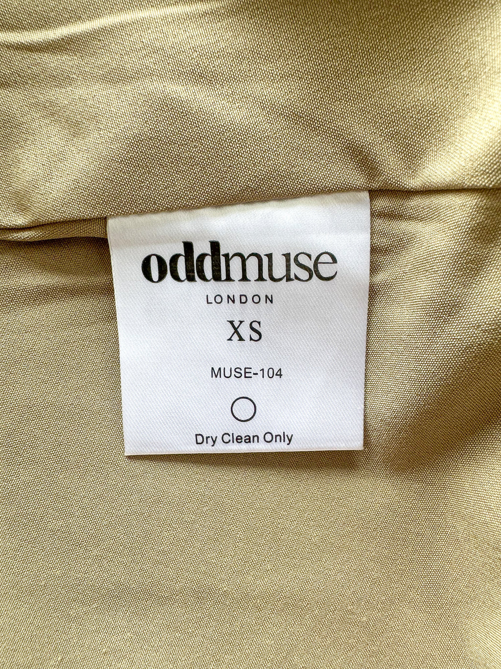Odd Muse Beige Button Front The Ultimate Muse Trench Mini Dress