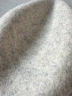 Lack Of Color Grey The Mack Fedora Leather Band Trim Boho Hat - House Of Huntington