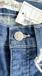 Madewell Slim Straight Denim Jeans Raw Hem Edition - House Of Huntington