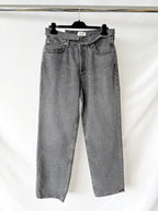 Agolde Echo Taper Leg Foldover Waist Denim Jeans